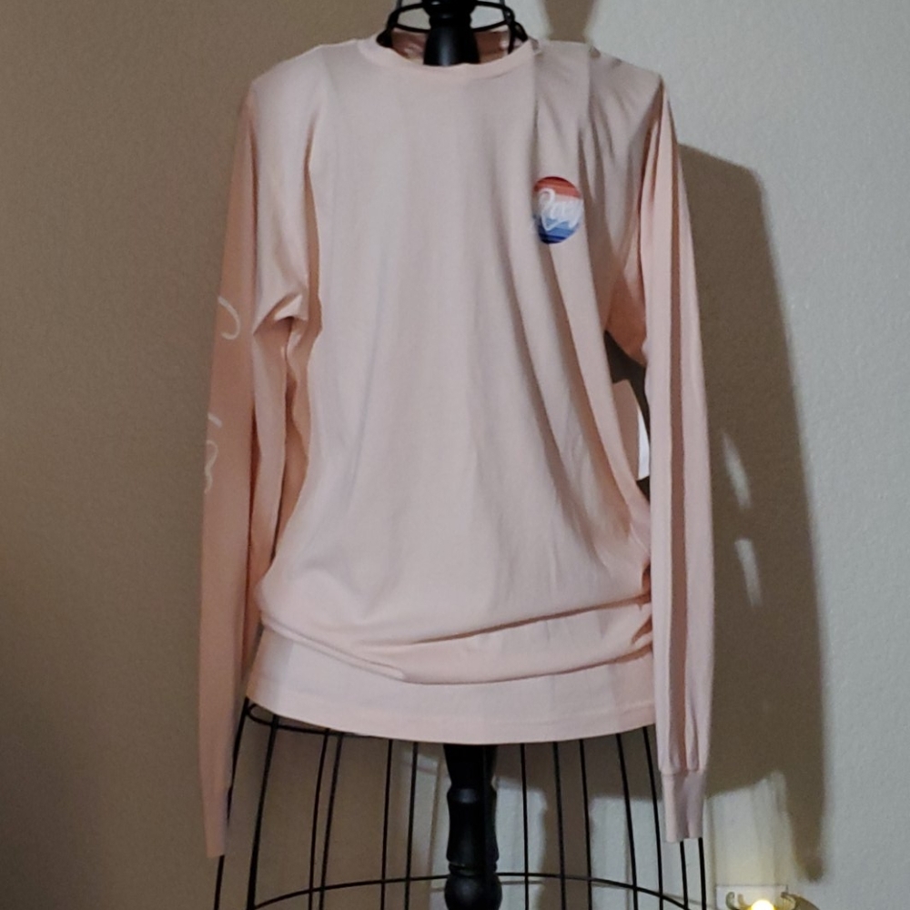 Roxy Girl Peach Long Sleeve Tee Shirt 16/ XXL - Picture 1 of 4
